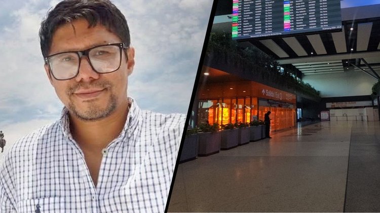 Exigen localizar con vida a colombiano desaparecido en Aeropuerto