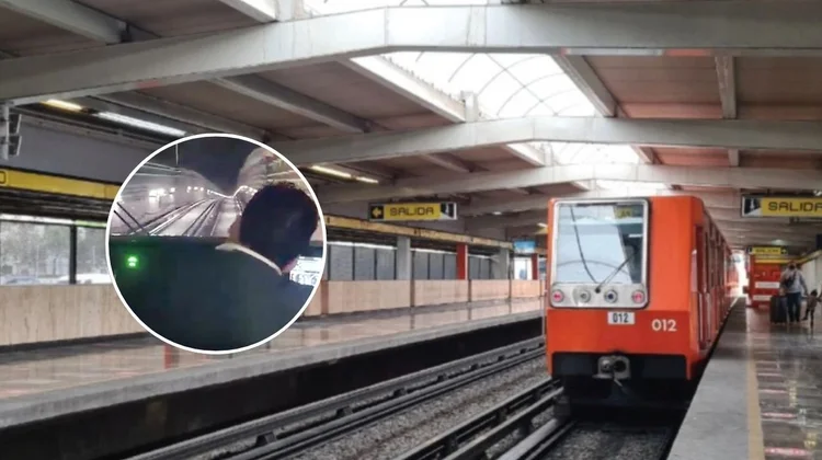 Video: Conductor del Metro CDMX maneja presuntamente borracho