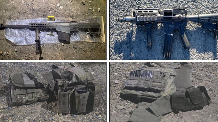 Aseguran armamento y vehículo blindado en frontera chica