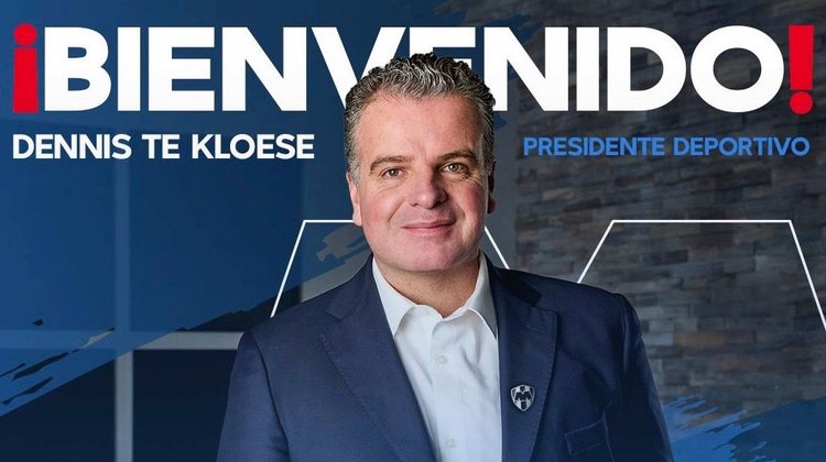 Anuncia Rayados a Dennis te Kloese como presidente deportivo