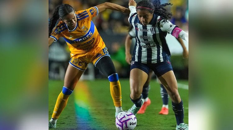 Tigres Femenil empata 2-2 con Rayadas en el Clásico Regio