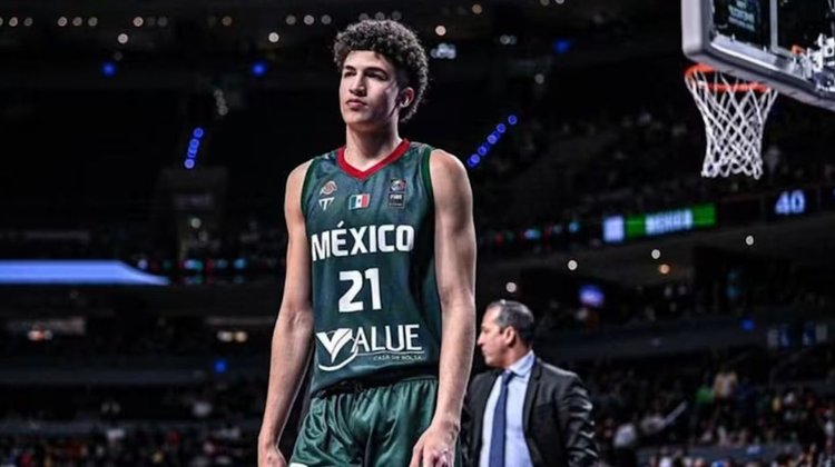 El mexicano Karim López hace historia en el Draft de la NBA 2026