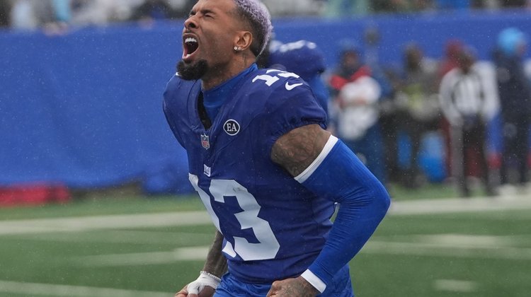 Giants cortan a Odell Beckham Jr. despues de tres juegos