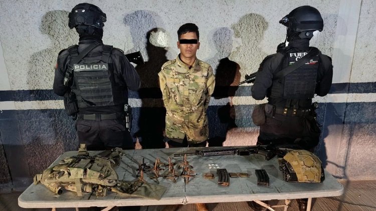 Detienen a presunto integrante de grupo delictivo en Dr. Coss