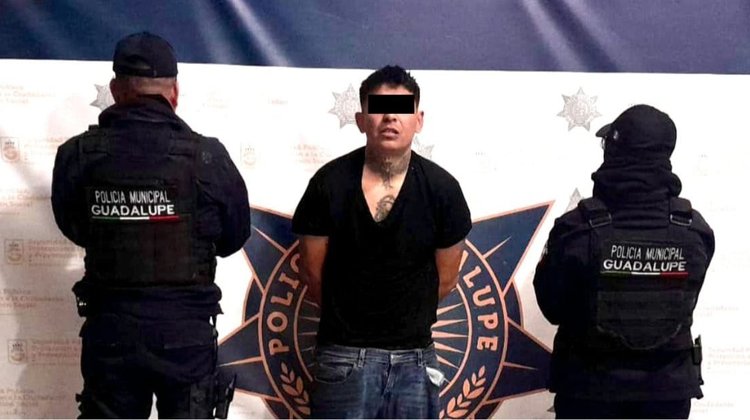 Detienen a hombre tras realizar disparos al aire en Guadalupe