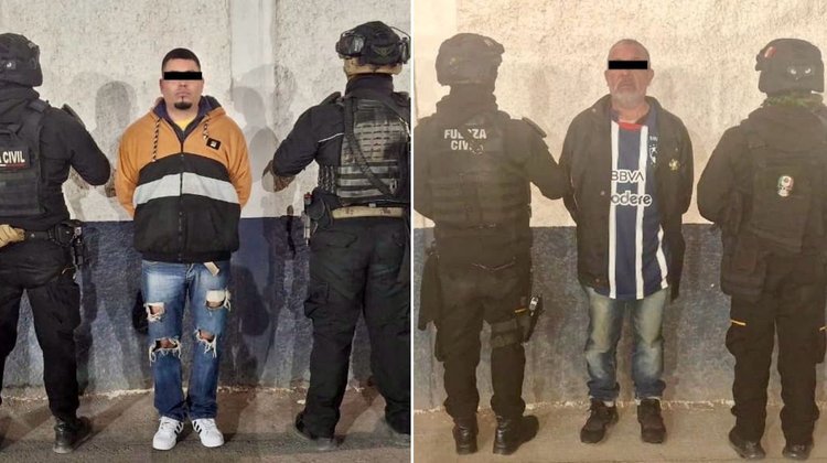 Detiene Fuerza Civil a dos hombres armados en Monterrey