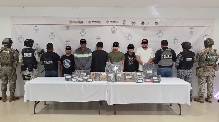 Detienen a seis ligados a narco bloqueos en Quintana Roo