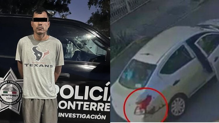 Cae presunto agresor de mujer; ataca a policía al resistirse