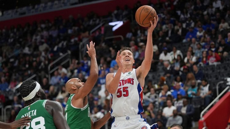 Detroit Pistons ganan ante Boston Celtics con remontada en NBA