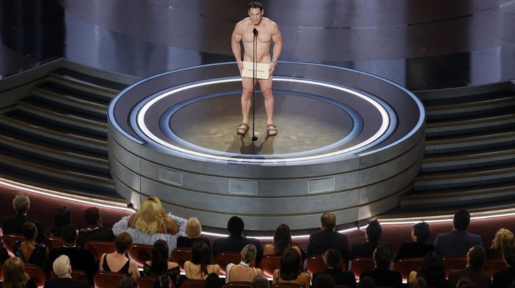 ¿Por qué se desnudó John Cena en los Premios Óscar?
