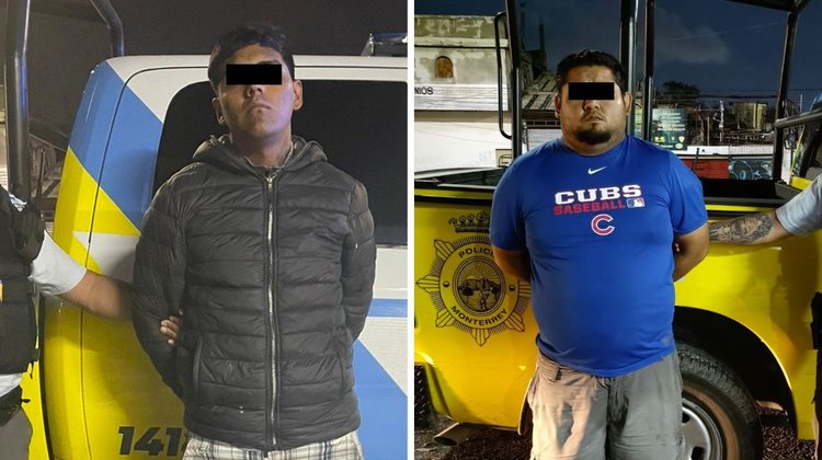 Detienen a dos hombres por robar una motocicleta