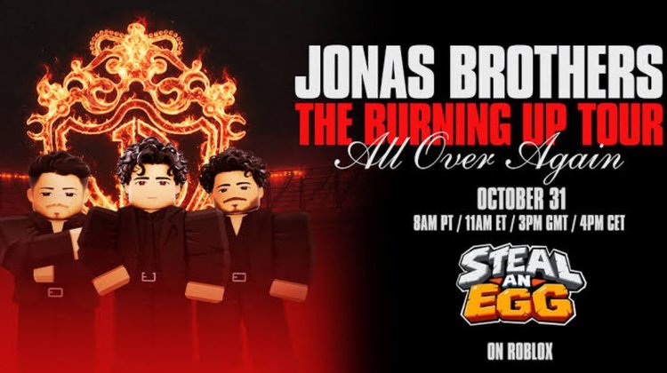 Llevan Jonas Brothers su concierto a Roblox este 31 de octubre