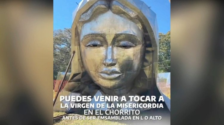 Invitan a conocer la escultura de la Virgen de la Misericordia