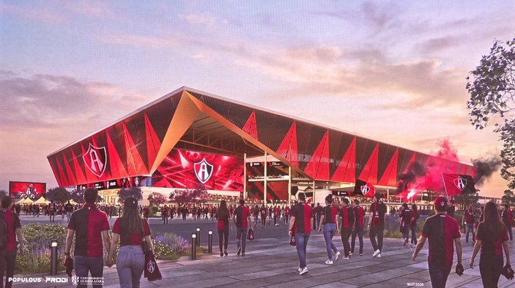 Atlas presenta su nuevo estadio; será para 40 mil aficionados