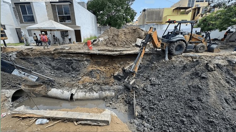 Persisten 42 socavones sin reparar en el sur de Tamaulipas