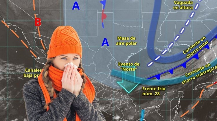 Frente Frío 28 con heladas y bajas temperaturas en Nuevo León