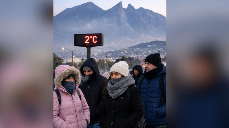Se 'congela' Nuevo León el fin de semana con mínimas de un dígito