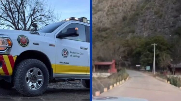Amanece la Sierra de Santiago a -8 grados centígrados