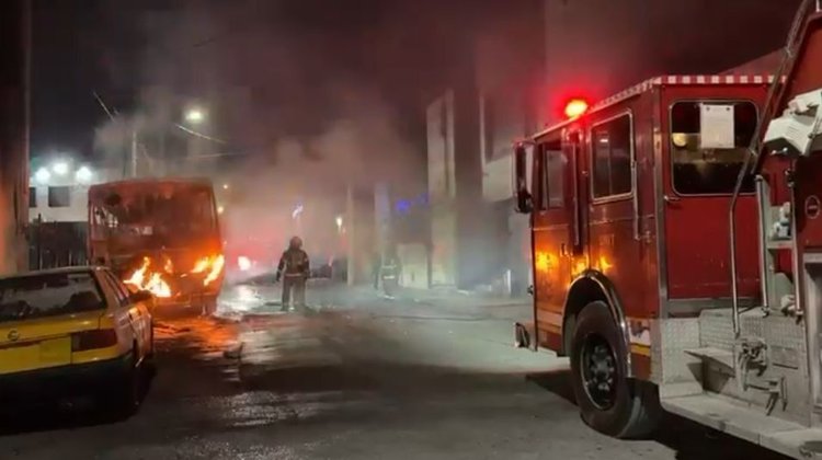 Conflicto familiar termina con camión incendiado en Saltillo