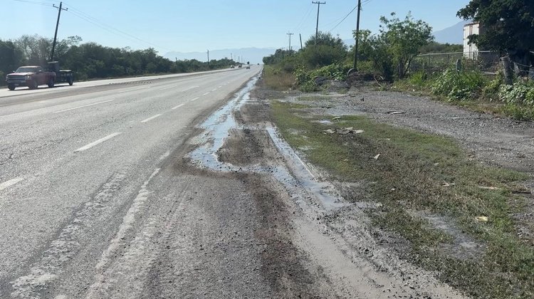 Persiste fuga de agua en estación de rebombeo en Ciudad Victoria