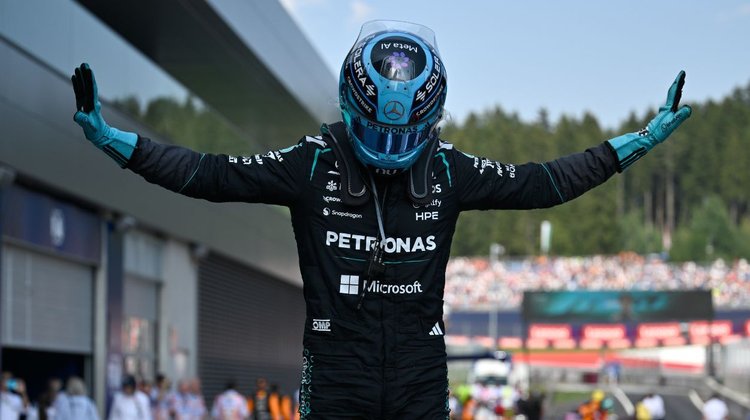 George Russell gana GP de Austria, uno de los favoritos al título