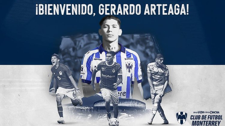 Rayados le da la bienvenida a Gerardo Arteaga