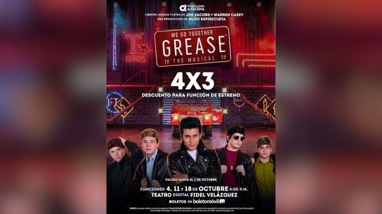 Llega 'Grease' con talento regiomontano a Escobedo