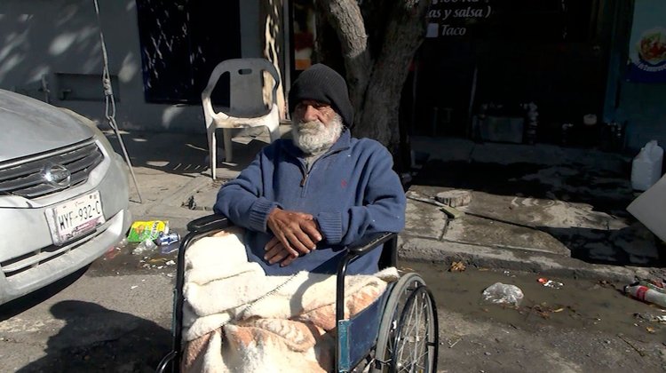 Piden ayuda para hombre en abandono en la colonia Moderna