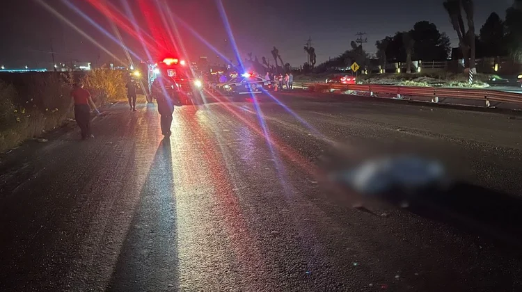 Hombre muere atropellado en la carretera libre a Monterrey