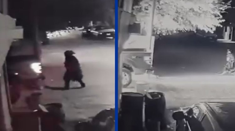 FGE investiga incendio de camioneta en fraccionamiento Azteca