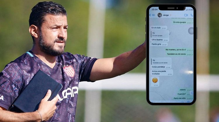 Revelan mensajes Jorge Gómez y jugadora del Necaxa Femenil