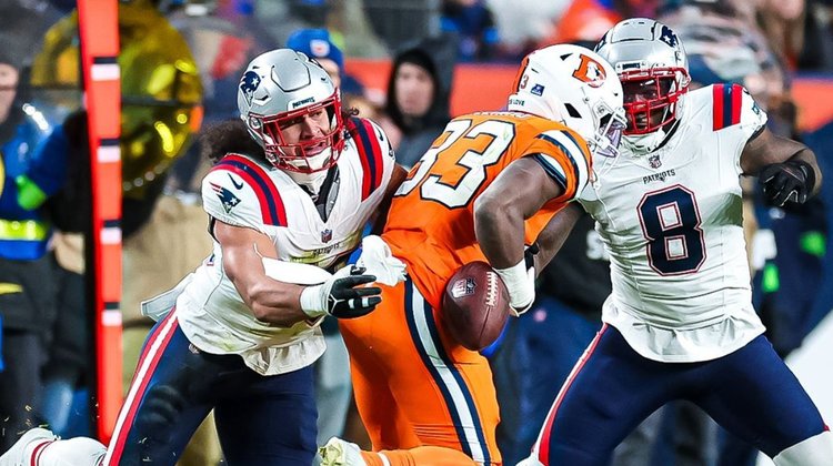 Patriots sorprenden y vencen a Broncos en Nochebuena