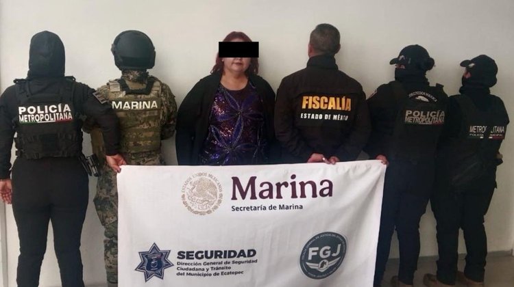 Detienen a Iris N., objetivo prioritario en Edomex por extorsión