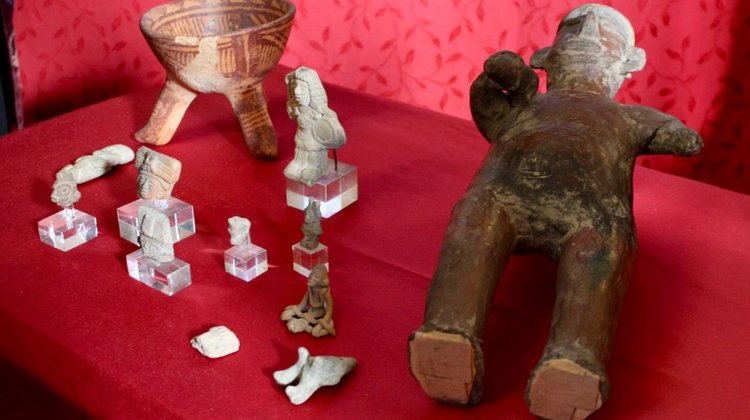 Italia devuelve a México 27 piezas arqueológicas y fósiles