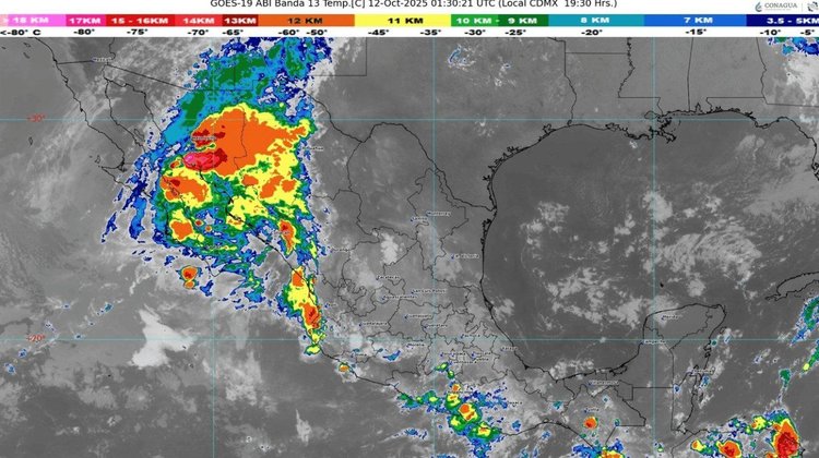 Raymond deja lluvias intensas en BCS y norte de México