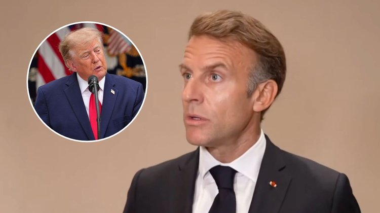 Macron acusa a Trump de usar disturbios con fines políticos
