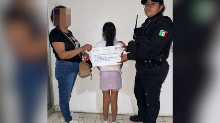 Localizan a menor extraviada en Paseo Santa Lucía