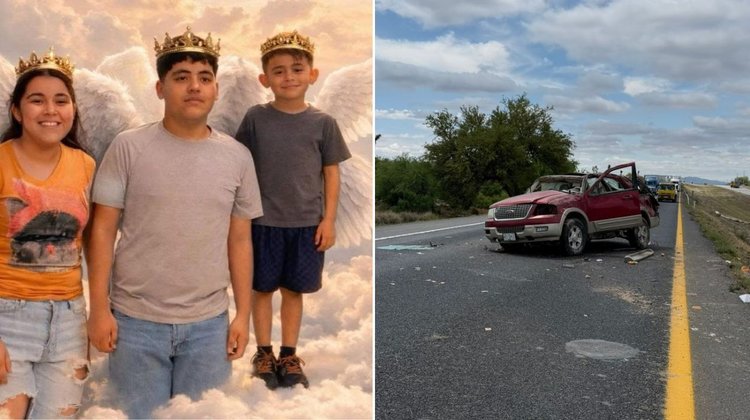 Mueren tres menores en volcadura de camioneta en Doctor Arroyo