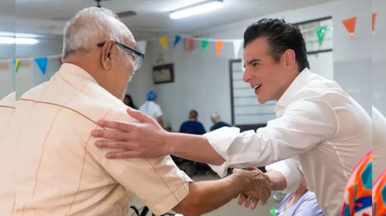 Miguel Flores destina su sueldo a casa para adultos mayores