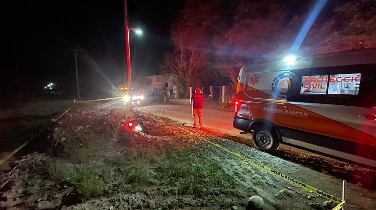 Motociclista pierde la vida en accidente en General Terán