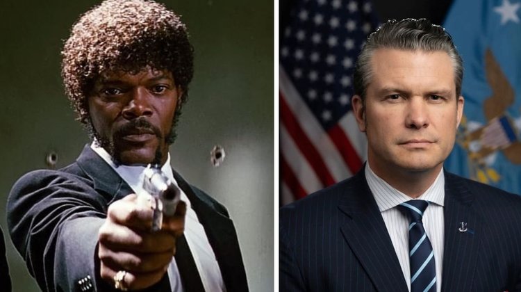 Pete Hegseth usa versículo bíblico de 'Pulp Fiction' en reunión