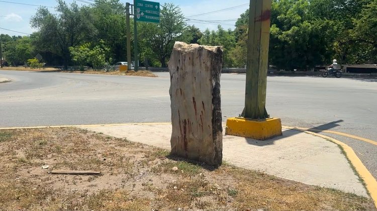 Piden proteger señalamiento de piedra en carretera Victoria–Tula