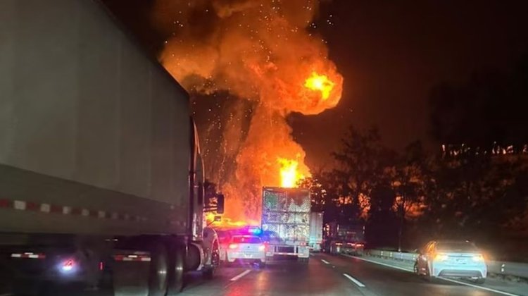 Explota pipa de gas en carretera México-Querétaro