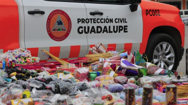 Clausurará Guadalupe tienditas que vendan pirotecnia