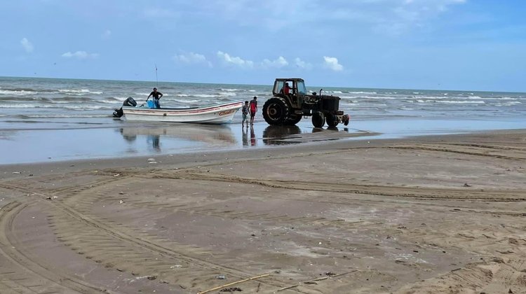 Signos de 'Beryl' se hacen presentes en Playa Bagdad