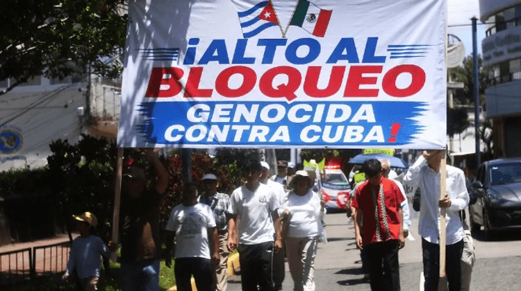 Marcha en Xalapa exige levantar las restricciones contra Cuba