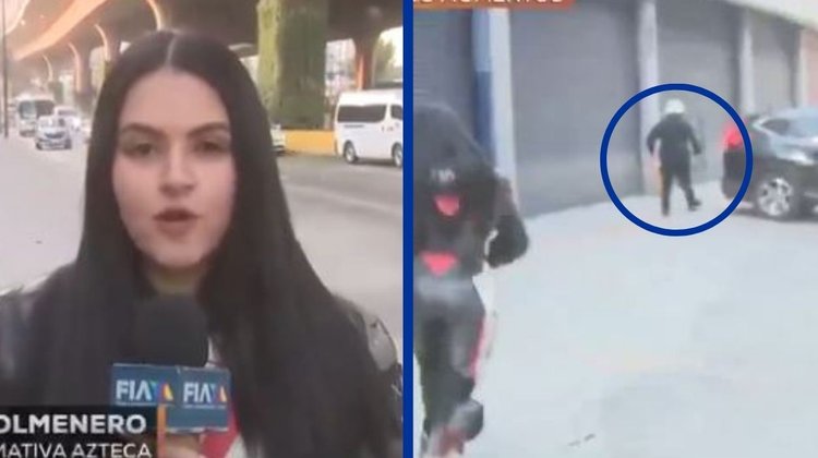 Capta reportera en vivo presunta extorsión policial en Naucalpan