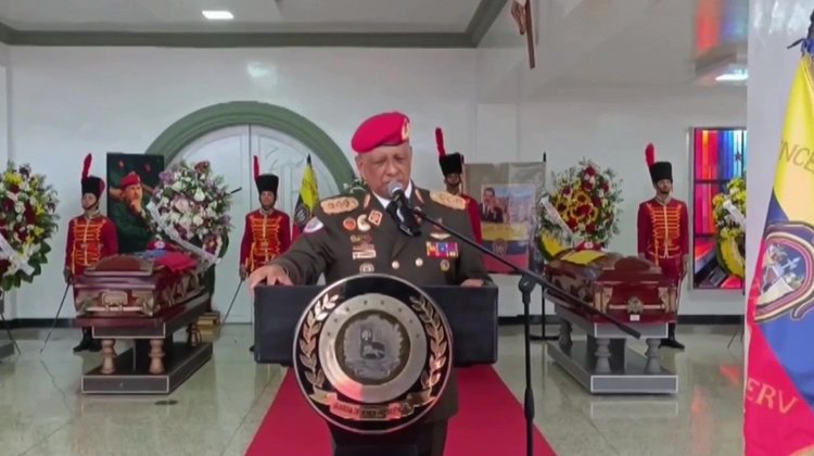 Armada venezolana recuerda a soldados muertos en operativo de EUA