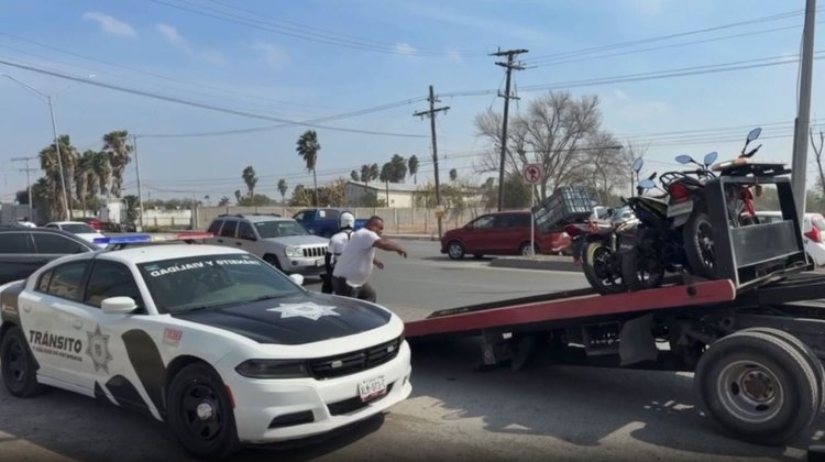 Aplicarán operativo permanente contra motocicletas en Matamoros
