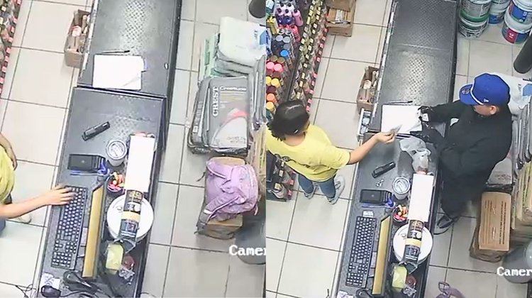 Cliente roba mochila a trabajadora de ferretería en Zuazua